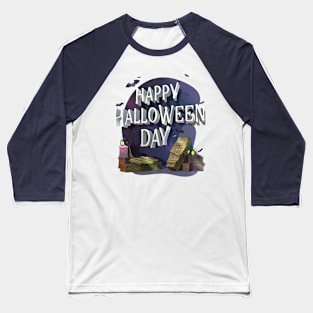 Happy Halloween Baseball T-Shirt